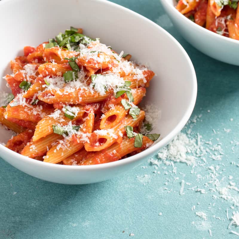 OnePot Pasta with Quick Tomato Sauce for Kids America's Test Kitchen